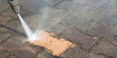 Brick Patio Cleaning!