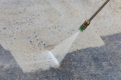 Concrete Patio Cleaning!